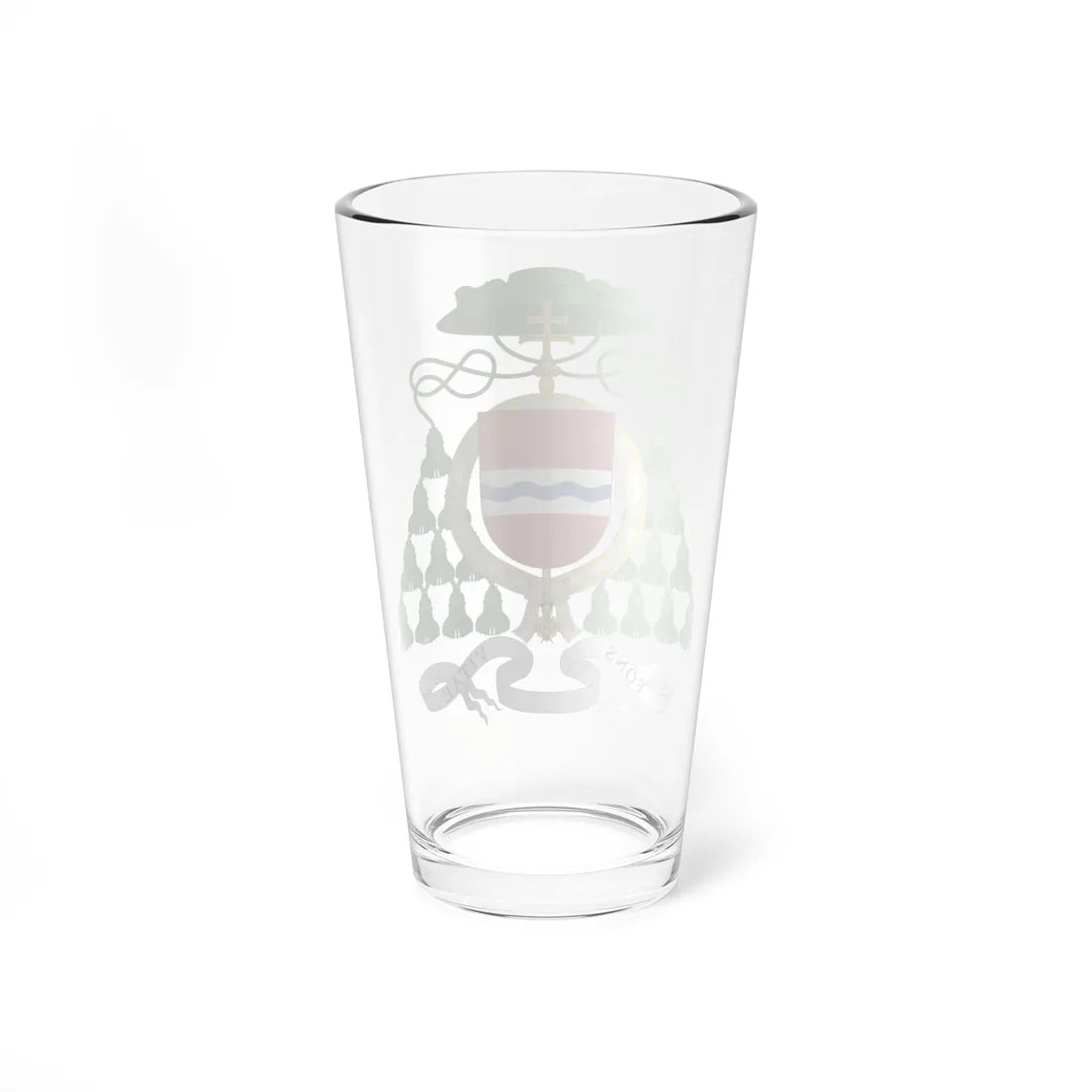 Coat of Arms of Archbishop Piero Marini Order of Isabella the Catholic (Spain) (Coat of Arms) Pint Glass 16oz - Go Mug Yourself