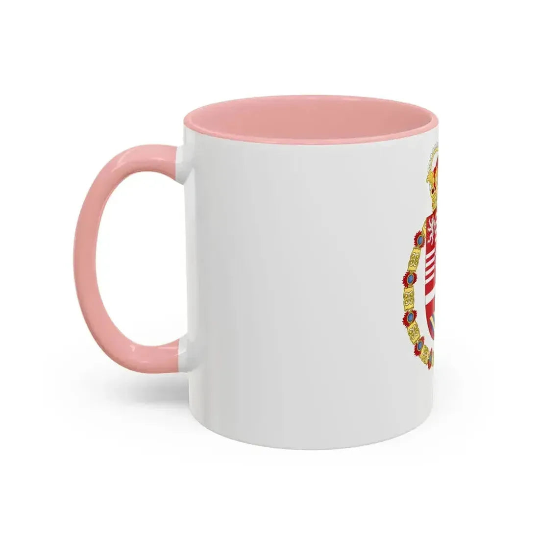 Coat of Arms of Archduke Albert of Austria as Governor-Monarch of the Low Countries - Accent Coffee Mug - Go Mug Yourself