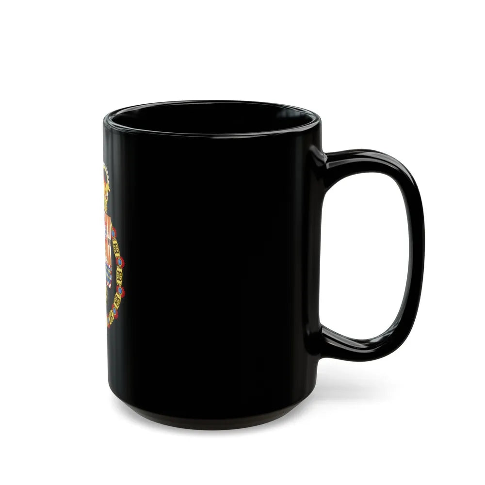 Coat of Arms of Archduke Albert of Austria as Governor-Monarch of the Low Countries - Black Coffee Mug-Go Mug Yourself