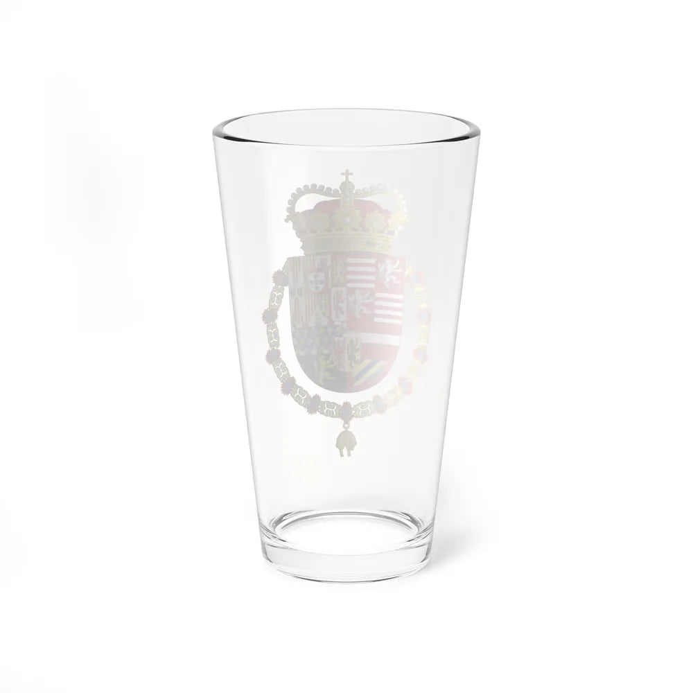 Coat of Arms of Archduke Albert of Austria as Governor-Monarch of the Low Countries - Pint Glass 16oz-Go Mug Yourself