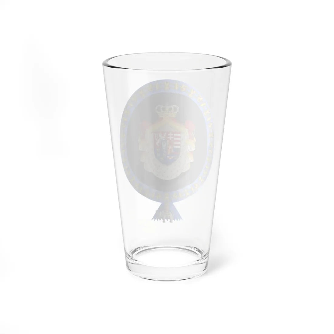 Coat of Arms of Archduke Franz Ferdinand of Austria Order of the Elephant Variant (Denmark) (Coat of Arms) Pint Glass 16oz - Go Mug Yourself