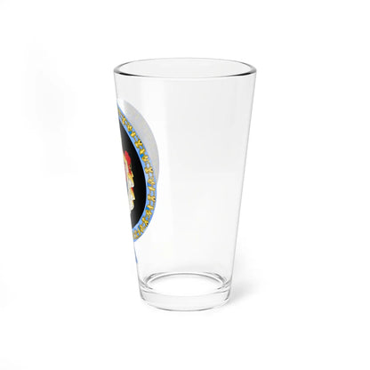 Coat of Arms of Archduke Franz Ferdinand of Austria Order of the Elephant Variant (Denmark) (Coat of Arms) Pint Glass 16oz - Go Mug Yourself