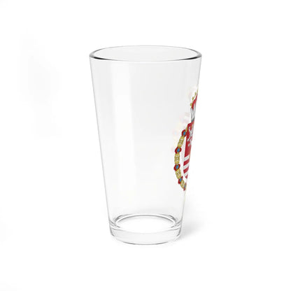 Coat of Arms of Archduke Maximilian of Austria 1527-1576 (Austria) (Coat of Arms) Pint Glass 16oz - Go Mug Yourself
