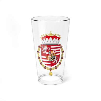 Coat of Arms of Archduke Maximilian of Austria 1527-1576 (Netherlands) (Coat of Arms) Pint Glass 16oz 16oz - Go Mug Yourself