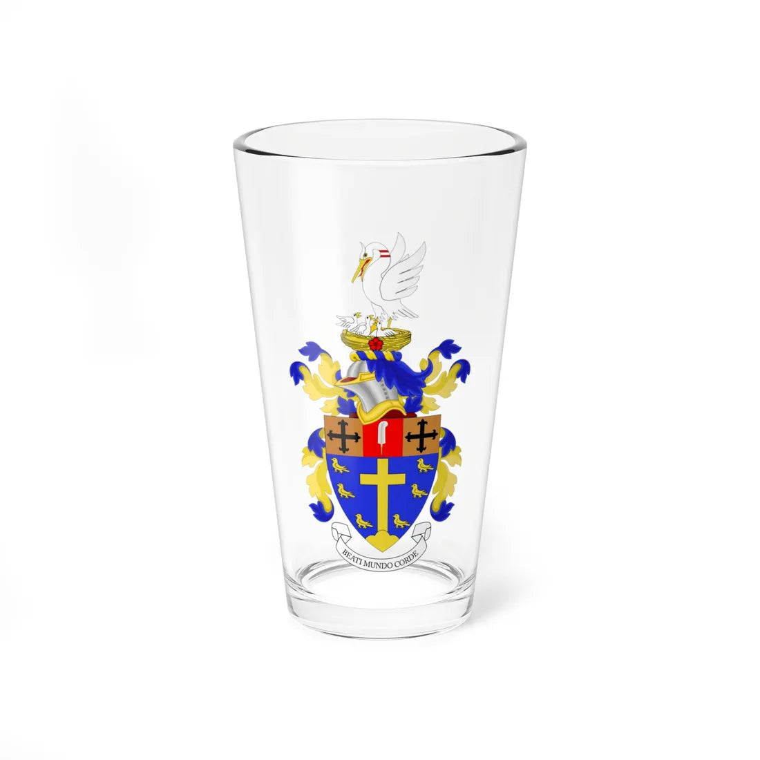 Coat of Arms of Ardingly College (England) (Coat of Arms) Pint Glass 16oz - Go Mug Yourself