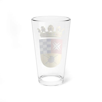 Coat of Arms of Argamasilla de Alba (Spain) (Coat of Arms) Pint Glass 16oz - Go Mug Yourself