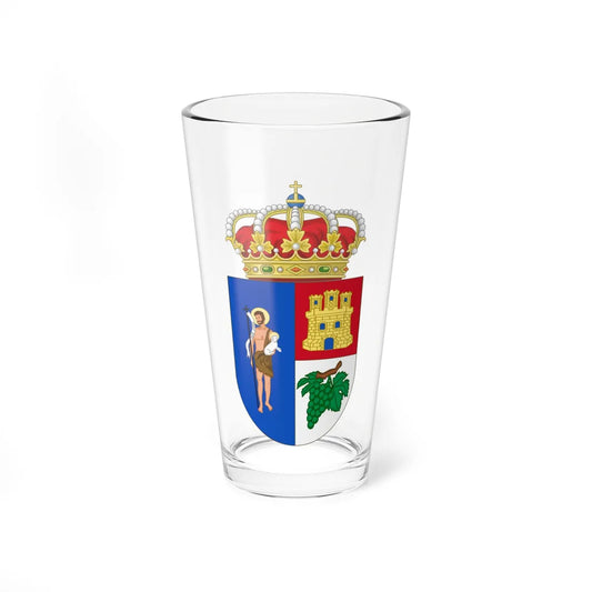 Coat of Arms of Arganda del Rey (Spain) (Coat of Arms) Pint Glass 16oz 16oz - Go Mug Yourself