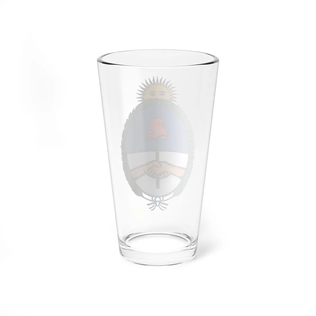 Coat of arms of Argentina 2 (Argentina) (Coat of Arms) Pint Glass 16oz - Go Mug Yourself