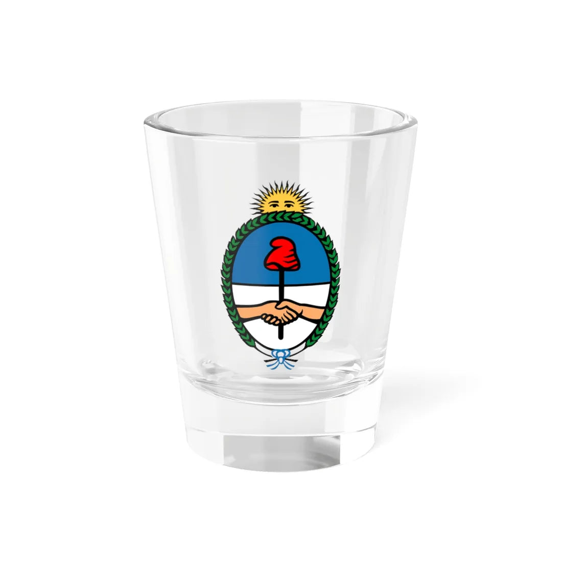 Coat of arms of Argentina 2 (Argentina) (Coat of Arms) Shot Glass 1.5oz 1.5oz - Go Mug Yourself