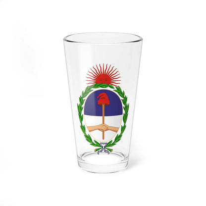 Coat of arms of Argentina Alternative (Argentina) (Coat of Arms) Pint Glass 16oz 16oz - Go Mug Yourself