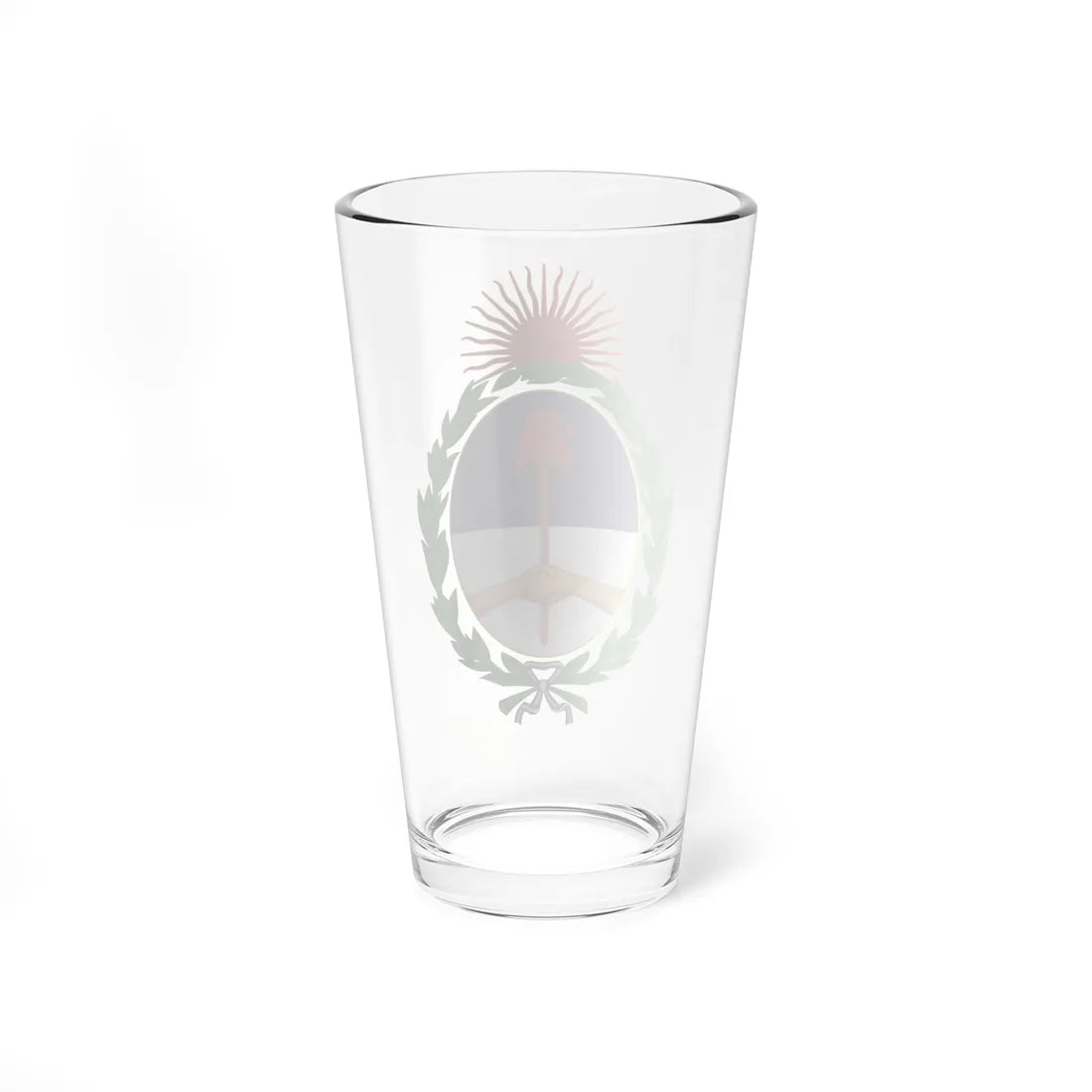 Coat of arms of Argentina Alternative (Argentina) (Coat of Arms) Pint Glass 16oz - Go Mug Yourself