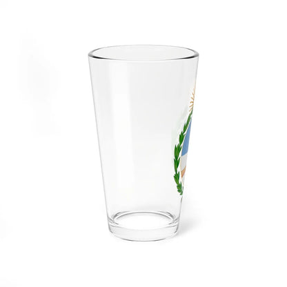 Coat of arms of Argentina (Argentina) (Coat of Arms) Pint Glass 16oz - Go Mug Yourself