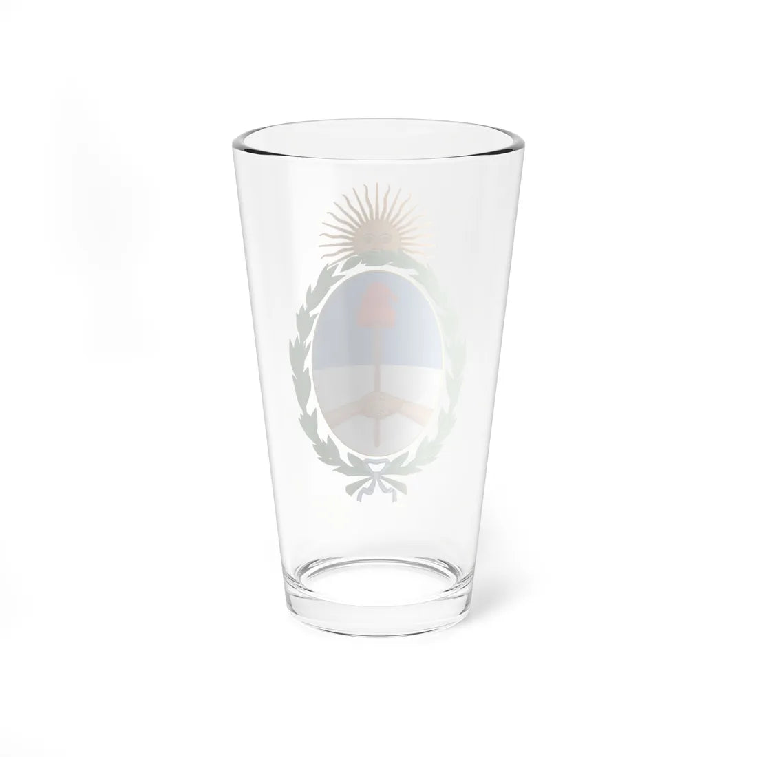 Coat of arms of Argentina (Argentina) (Coat of Arms) Pint Glass 16oz - Go Mug Yourself