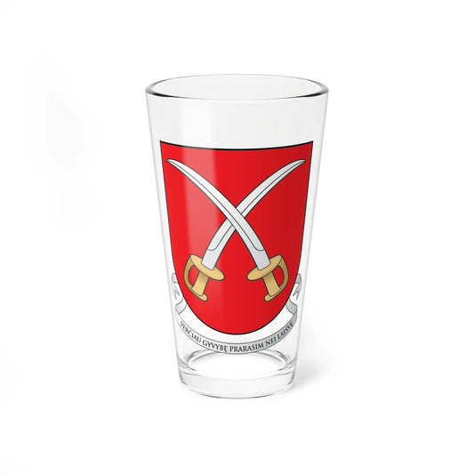 Coat of arms of Ariogala (Lithuania) (Coat of Arms) Pint Glass 16oz 16oz - Go Mug Yourself
