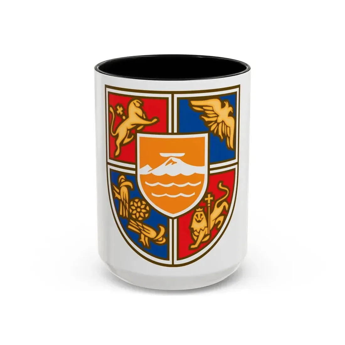 Coat of Arms of Armenia 2 - Accent Coffee Mug 15oz Black - Go Mug Yourself