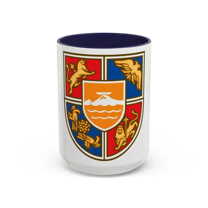 Coat of Arms of Armenia 2 - Accent Coffee Mug 15oz Navy - Go Mug Yourself