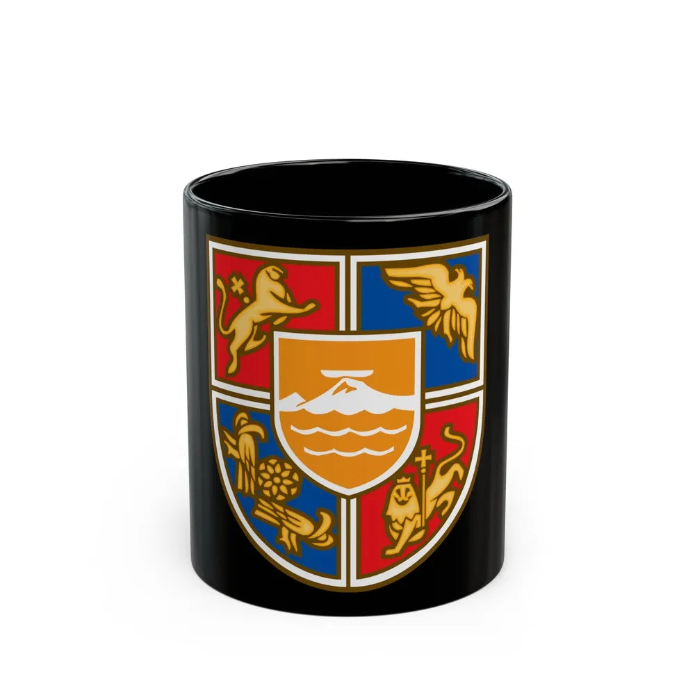 Coat of Arms of Armenia 2 - Black Coffee Mug-11oz-Go Mug Yourself