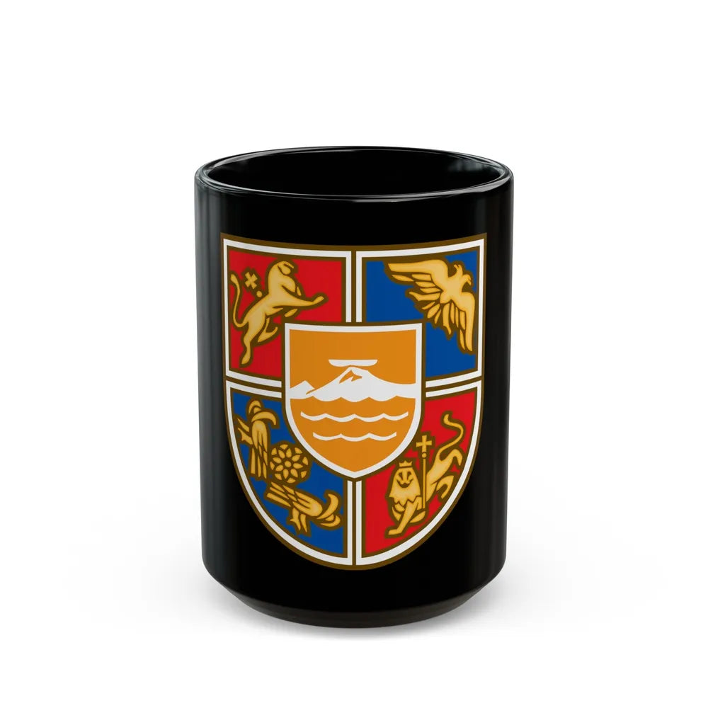 Coat of Arms of Armenia 2 - Black Coffee Mug-15oz-Go Mug Yourself