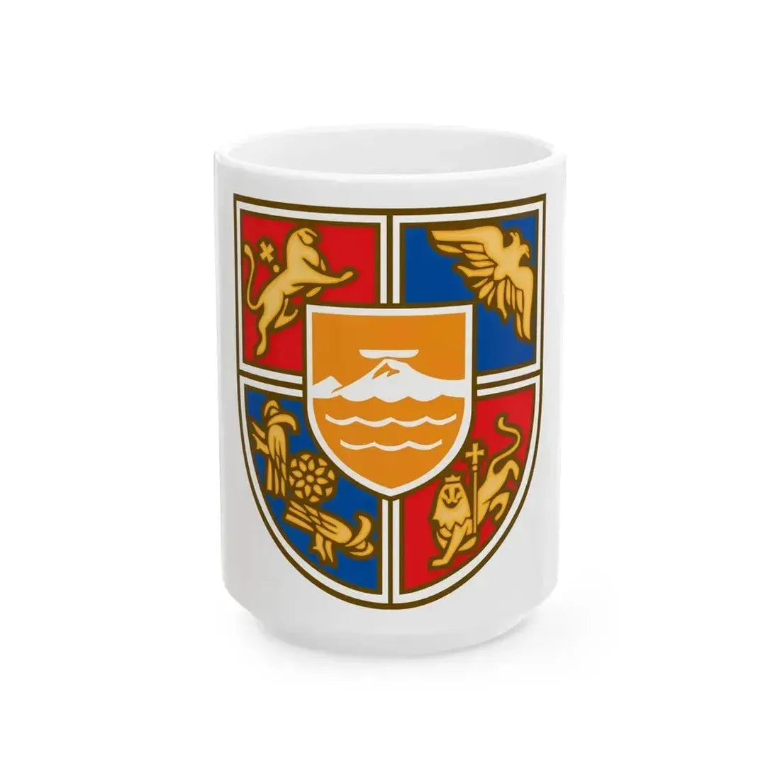 Coat of Arms of Armenia 2 - White Coffee Mug 15oz - Go Mug Yourself