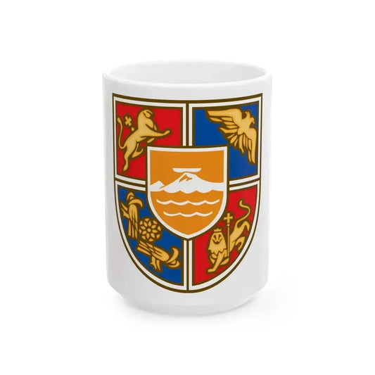 Coat of Arms of Armenia 2 - White Coffee Mug 15oz - Go Mug Yourself