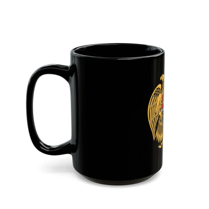 Coat of arms of Armenia - Black Coffee Mug-Go Mug Yourself