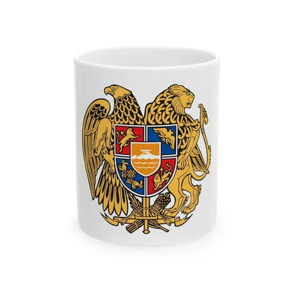 Coat of arms of Armenia - White Coffee Mug 11oz - Go Mug Yourself