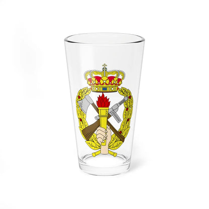 Coat of arms of Army Home Guard Denmark (Denmark) (Coat of Arms) Pint Glass 16oz - Go Mug Yourself