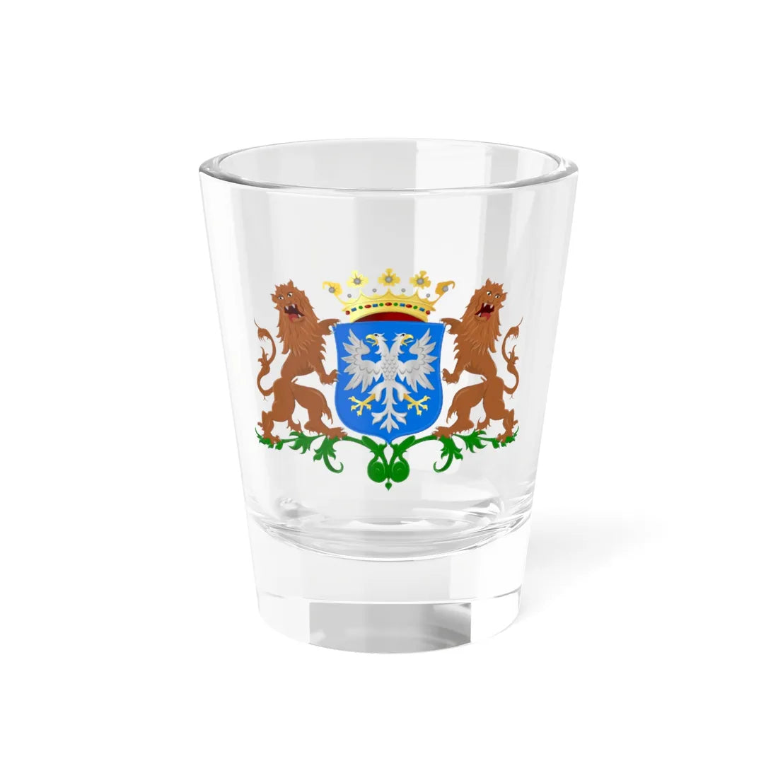Coat of arms of Arnhem (Netherlands) (Coat of Arms) Shot Glass 1.5oz 1.5oz - Go Mug Yourself