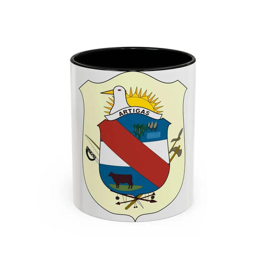 Coat of Arms of Artigas Department, Uruguay - Accent Coffee Mug 11oz Black - Go Mug Yourself