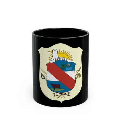 Coat of Arms of Artigas Department, Uruguay - Black Coffee Mug 11oz - Go Mug Yourself