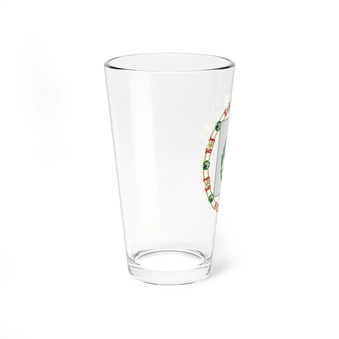 Coat of Arms of Arturo Frondizi and Héctor José Cámpora Order of Isabella the Catholic (Argentina) (Coat of Arms) Pint Glass 16oz - Go Mug Yourself