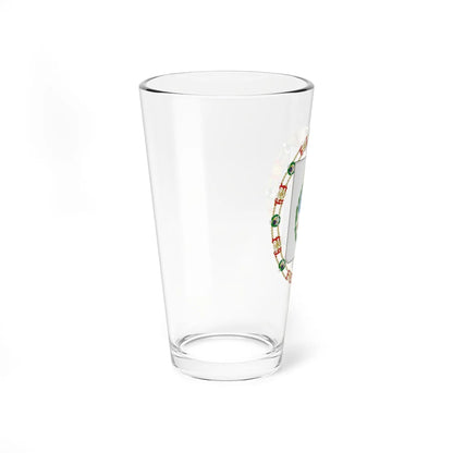 Coat of Arms of Arturo Frondizi and Héctor José Cámpora Order of Isabella the Catholic (Argentina) (Coat of Arms) Pint Glass 16oz - Go Mug Yourself