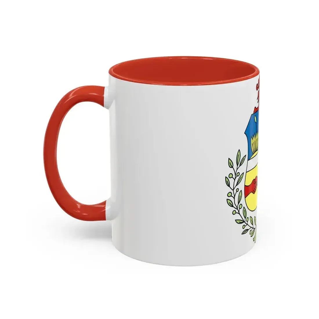 Coat of arms of Aruba - Accent Coffee Mug - Go Mug Yourself