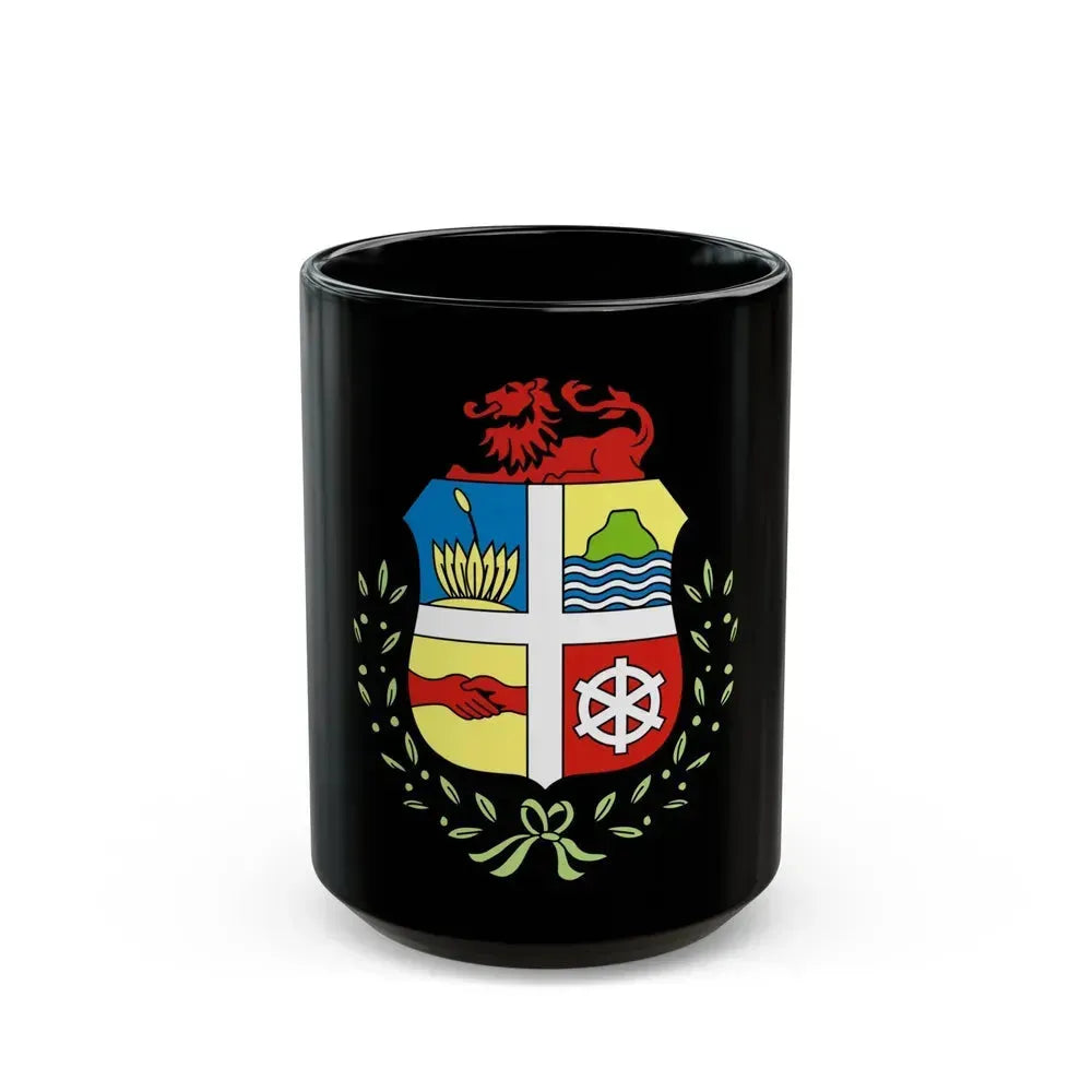 Coat of arms of Aruba - Black Coffee Mug 15oz - Go Mug Yourself