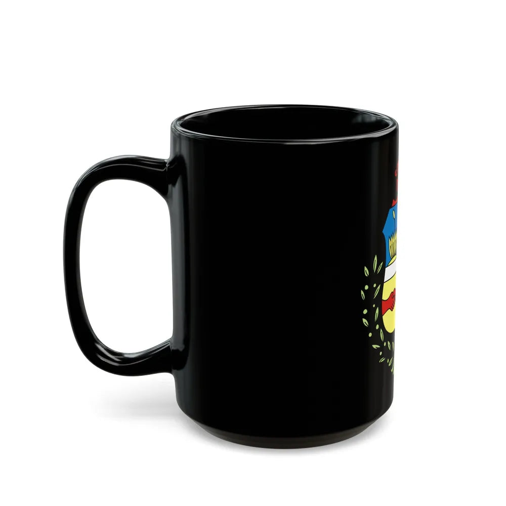 Coat of arms of Aruba - Black Coffee Mug-Go Mug Yourself