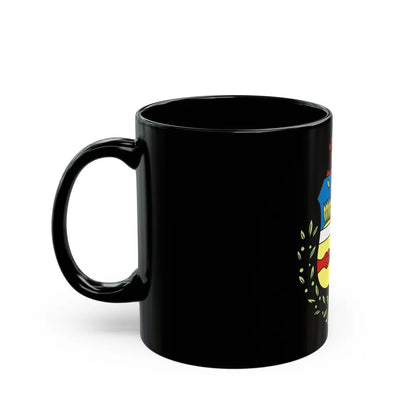 Coat of arms of Aruba - Black Coffee Mug-Go Mug Yourself