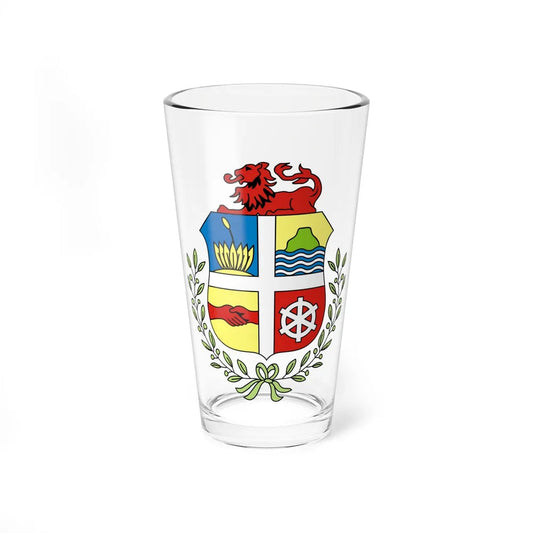 Coat of arms of Aruba - Pint Glass 16oz-16oz-Go Mug Yourself