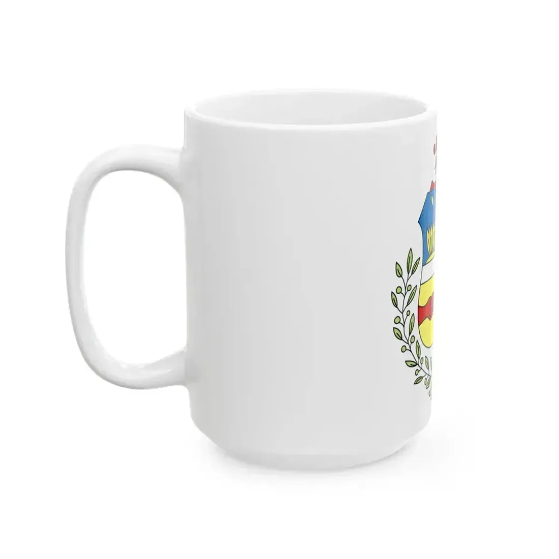 Coat of arms of Aruba - White Coffee Mug - Go Mug Yourself