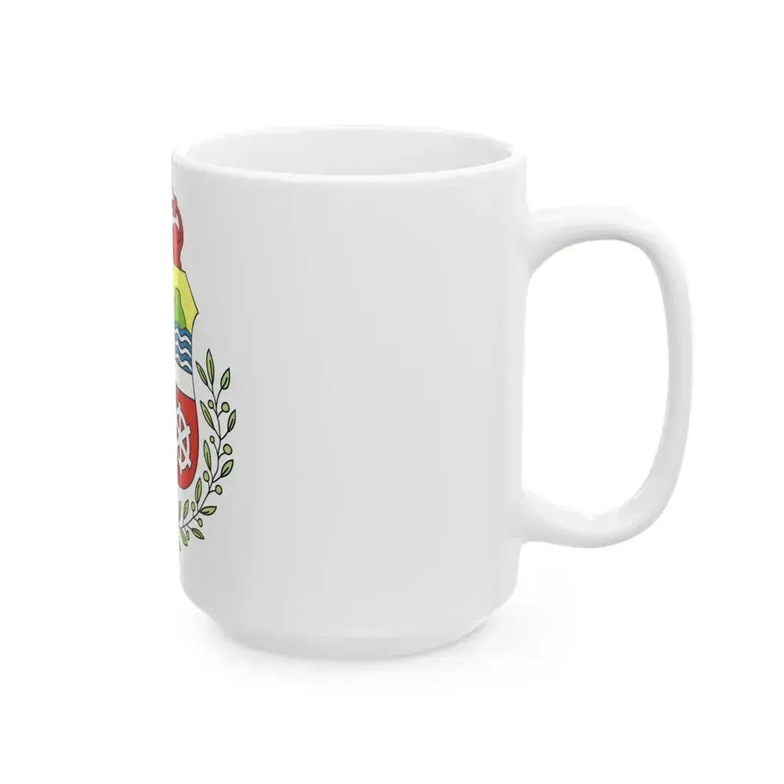 Coat of arms of Aruba - White Coffee Mug - Go Mug Yourself