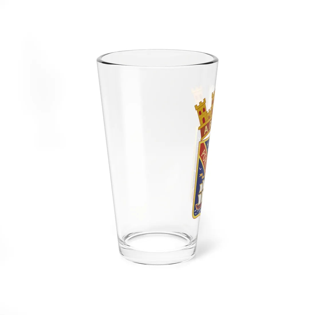 Coat of arms of Arzew French Algeria (Algeria) (Coat of Arms) Pint Glass 16oz - Go Mug Yourself