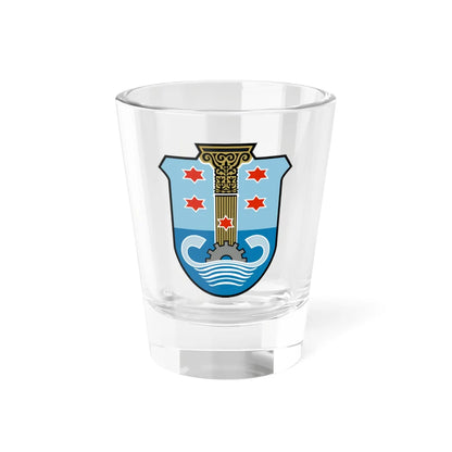 Coat of arms of Ashqelon (Israel) (Coat of Arms) Shot Glass 1.5oz 1.5oz - Go Mug Yourself