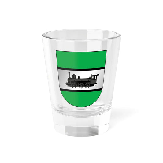 Coat of Arms of Asipovičy (Belarus) (Coat of Arms) Shot Glass 1.5oz 1.5oz - Go Mug Yourself