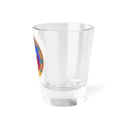 Coat of arms of Astana 1998-2008 (Kazakhstan) (Coat of Arms) Shot Glass 1.5oz - Go Mug Yourself