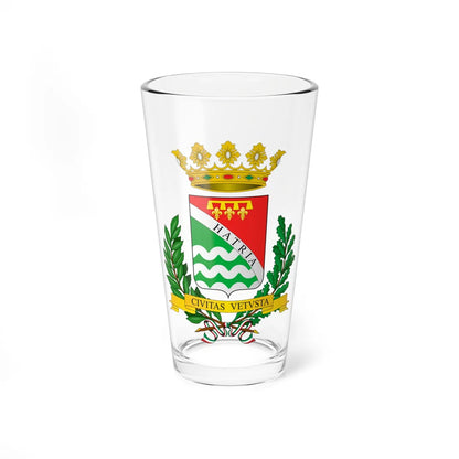 Coat of Arms of Atri (Italy) (Coat of Arms) Pint Glass 16oz - Go Mug Yourself