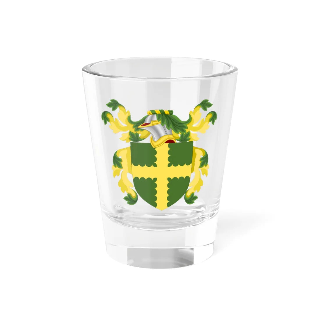 Coat of Arms of Augustine Warner (United States) (Coat of Arms) Shot Glass 1.5oz 1.5oz - Go Mug Yourself