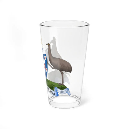 Coat of arms of Australia 1908-1912 (Australia) (Coat of Arms) Pint Glass 16oz - Go Mug Yourself