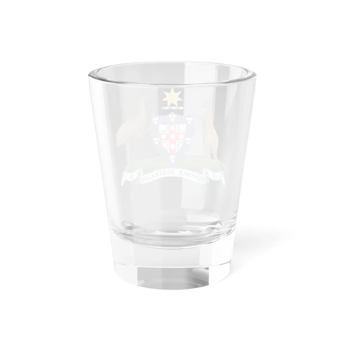 Coat of arms of Australia 1908-1912 (Australia) (Coat of Arms) Shot Glass 1.5oz - Go Mug Yourself