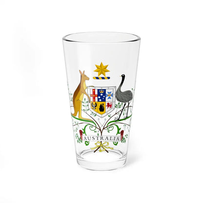 Coat of arms of Australia (Australia) (Coat of Arms) Pint Glass 16oz 16oz - Go Mug Yourself