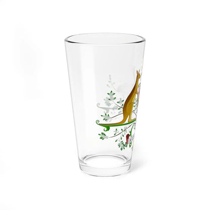Coat of arms of Australia (Australia) (Coat of Arms) Pint Glass 16oz - Go Mug Yourself