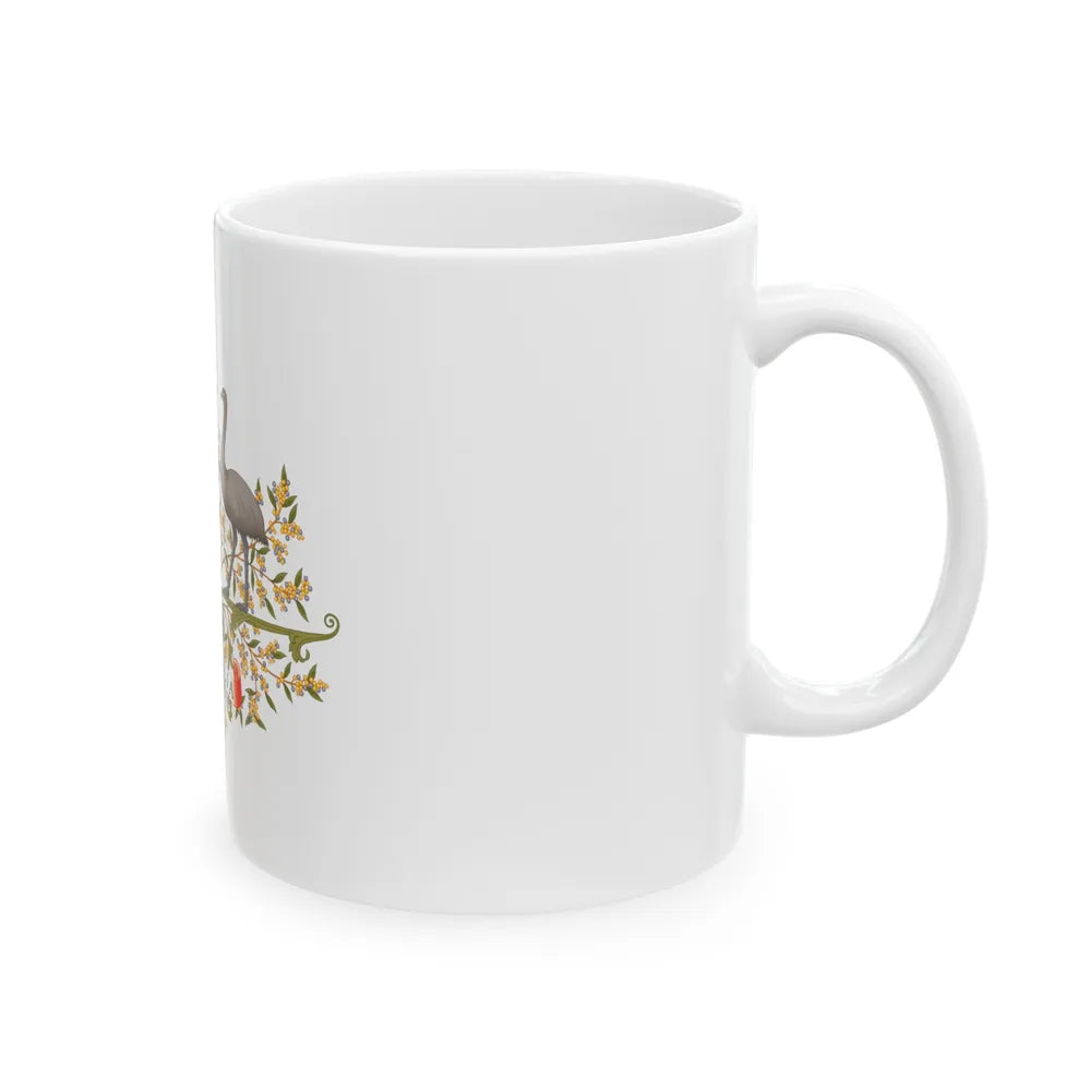 Coat of Arms of Australia - White Coffee Mug-Go Mug Yourself